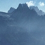 Looking westwards from above Cortina d'Ampezzo.